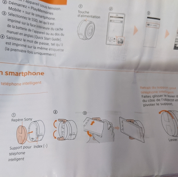 Sony camera lens Clips to Smartphone - Picture 3 of 5